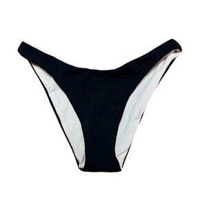 KOA SWIM Sunchaser Reversible Bottom in Black/Bone
